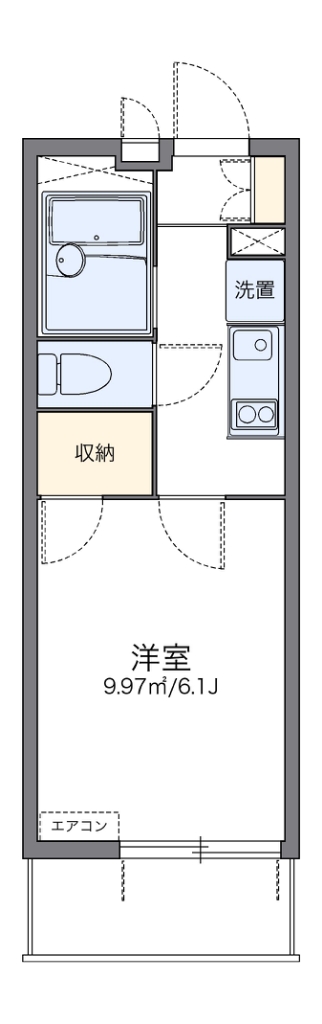 レオパレスプリマヴェーラ 間取り