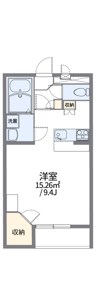 レオパレスイーグルⅤ 間取り
