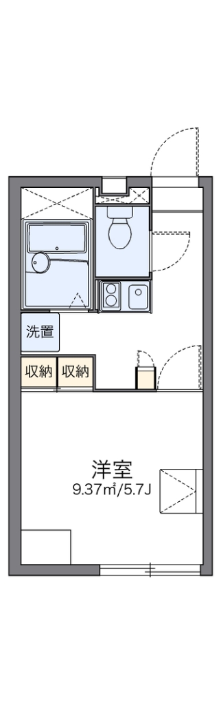 レオパレスカンタービレ 間取り