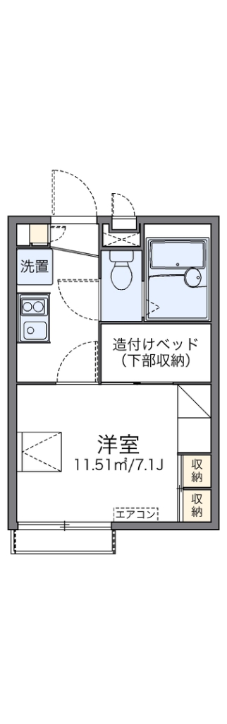 レオパレスベルウッド 間取り