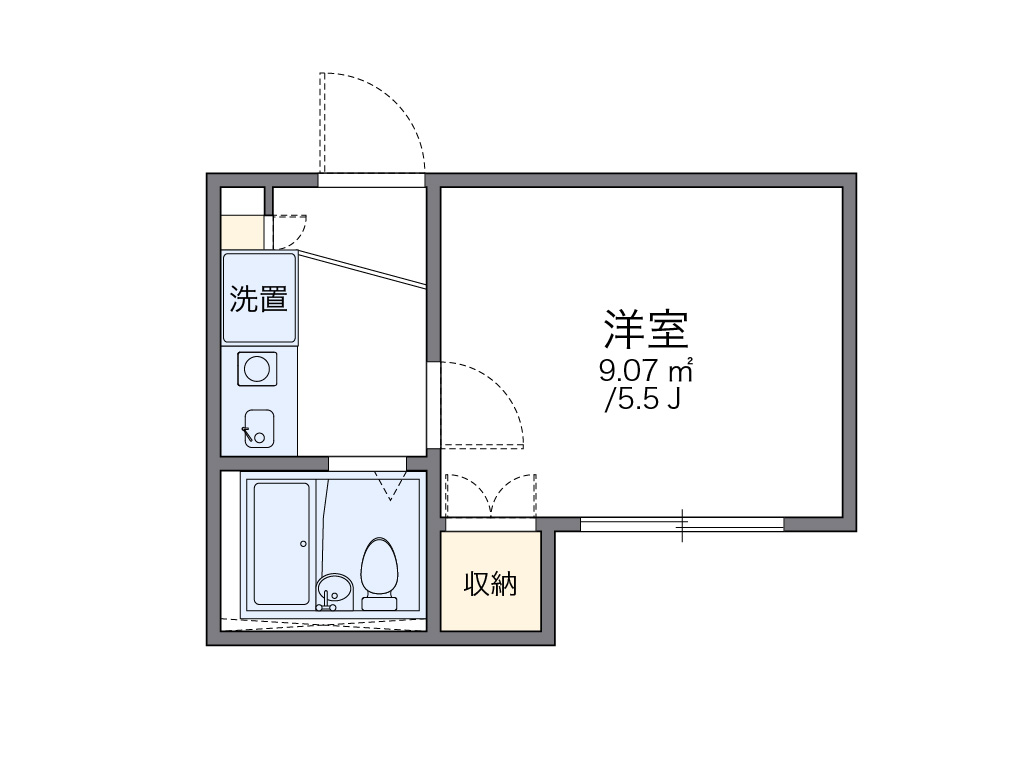 レオパレスＨＩＲＯ　 間取り