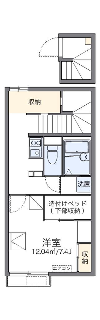 レオパレスブライトセゾン 間取り