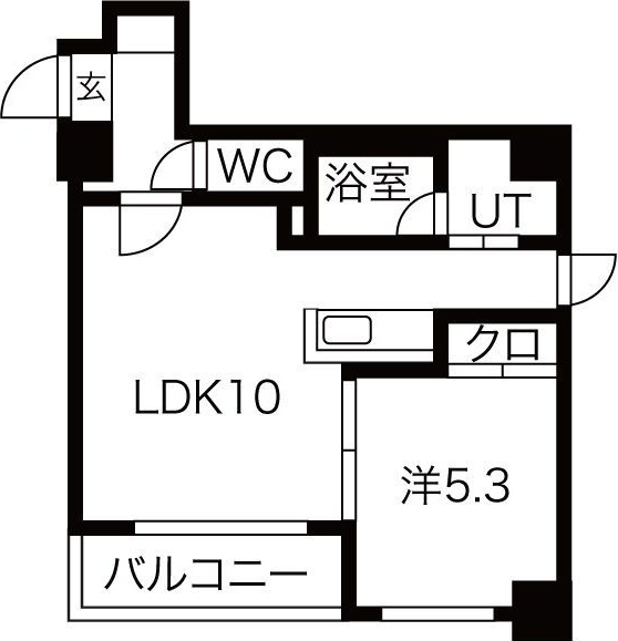 シャトーフロントナック 間取り