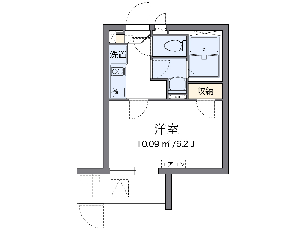 クレイノともすⅡ 間取り
