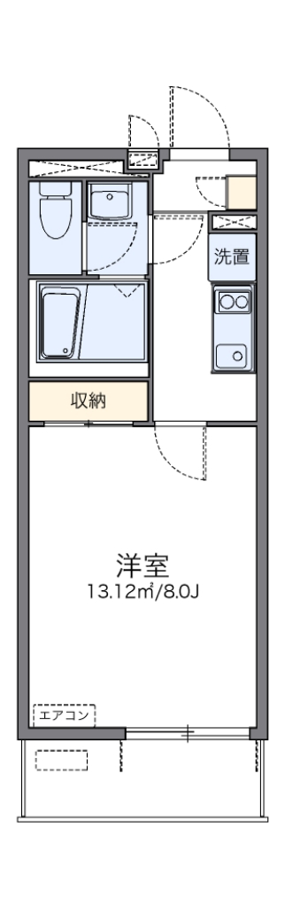 レオネクストシェル都Ⅵ 間取り