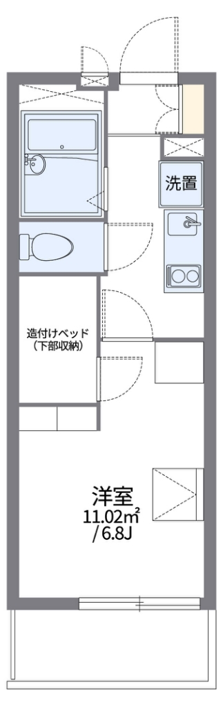レオパレス東金 間取り