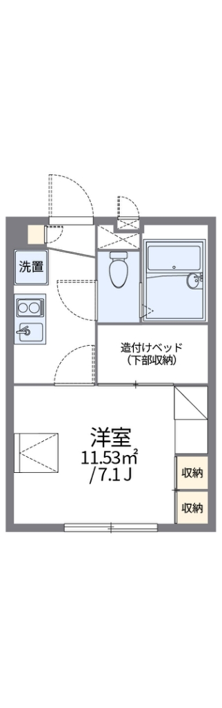 レオパレスアルカンシェル 間取り