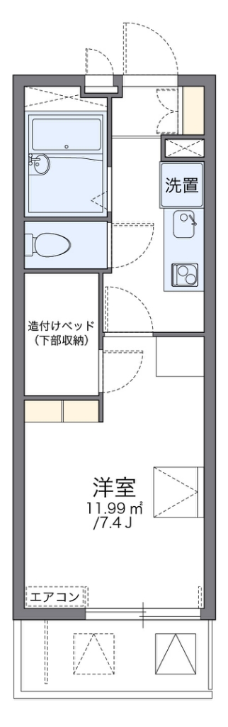レオパレス心 間取り