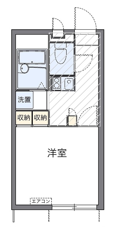美勝園Ⅱ 間取り