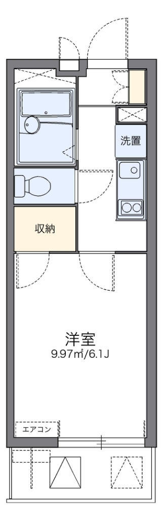 レオパレスプランドールＫ 間取り
