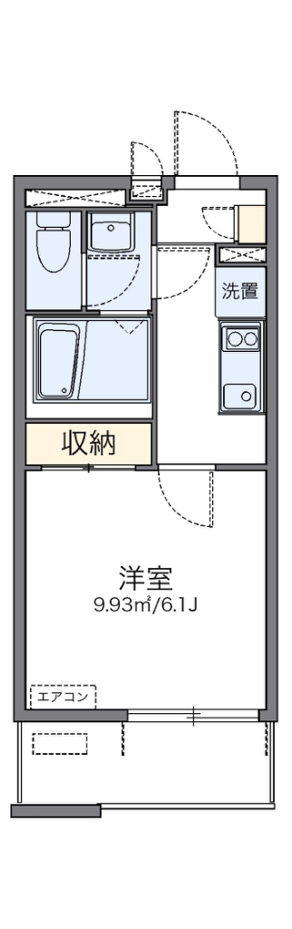 レオネクストグレイスコーポ薩摩 間取り