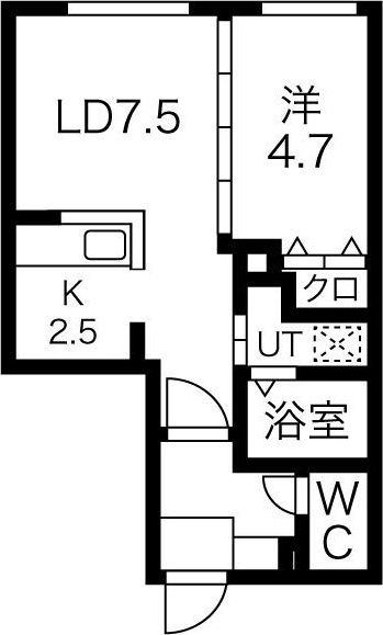 アルファー厚別中央 間取り