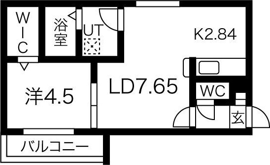 ラピスブラオ厚別中央 間取り