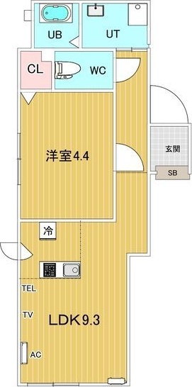 ノイすすきの東 間取り