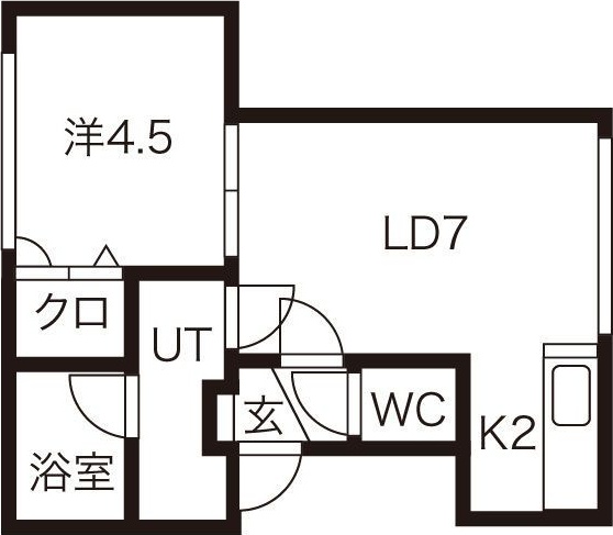 ノースウィル825 間取り