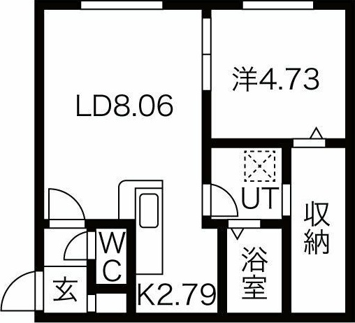 インフィニト平岸一条 間取り