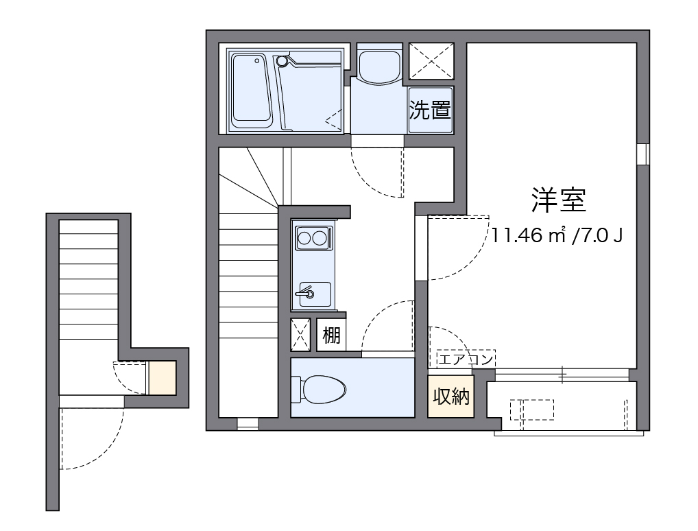 レオネクストＮＫ　Ｖｉｌｌａ 間取り