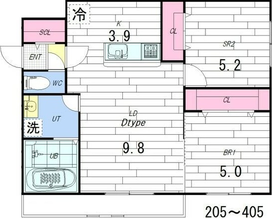 PLAISIR11(プレジール) 間取り
