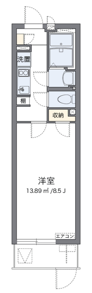 クレイノショコラ 間取り