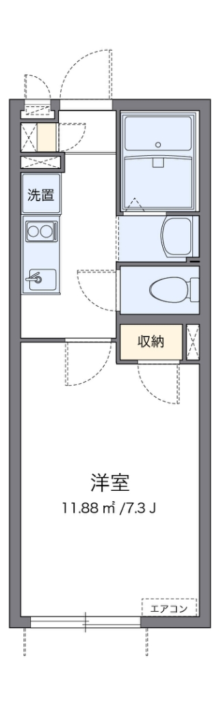 クレイノＫサンライトⅤ 間取り