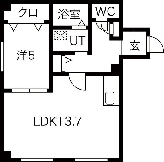コーポリヴラン 間取り