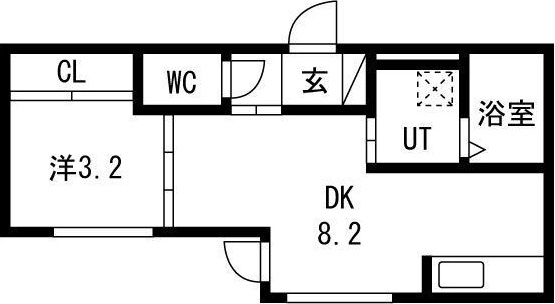 RUI24(ルイ24)　仮)二十四軒4-4AP 間取り
