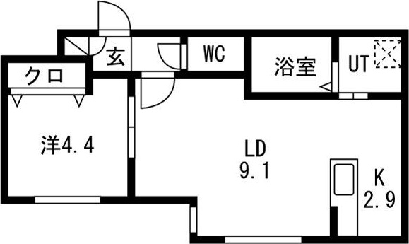 Lichtrare発寒南(リヒトラーレ発寒南) 間取り
