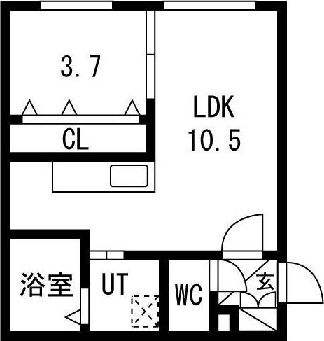 CITY RESIDENCE月寒中央(シティレジデンス月寒中央) 間取り