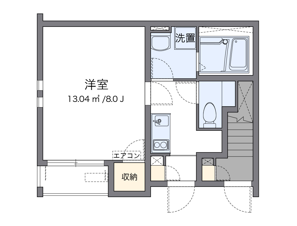 クレイノけやき 間取り