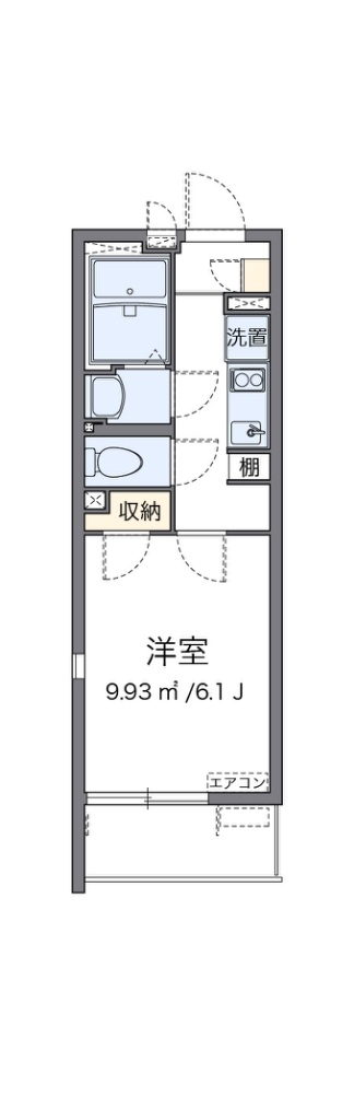 クレイノＳｍａｌｌＲｉｖｅｒⅡ 間取り