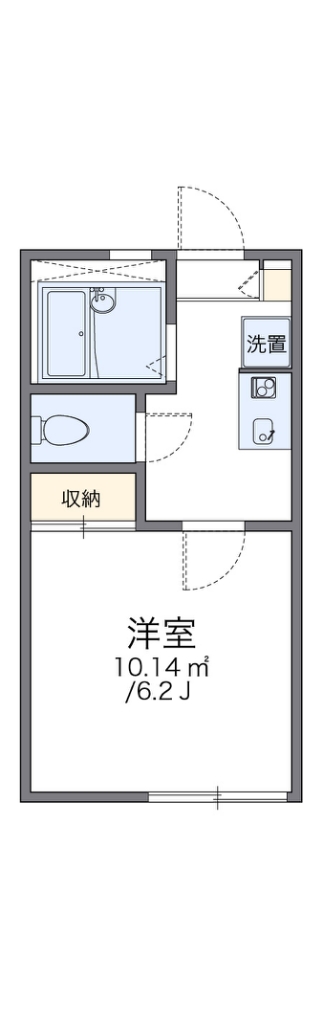レオパレスサニ－Ⅱ 間取り