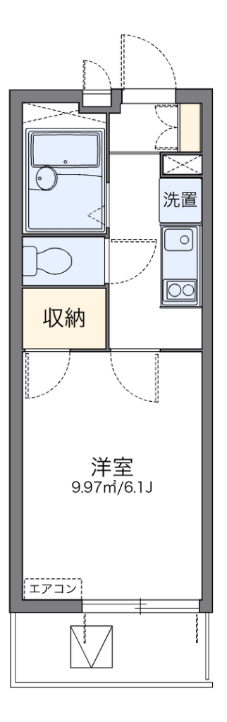 レオパレスタウンコート 間取り