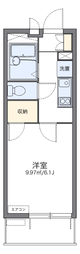 レオパレスプランドールＫ 間取り