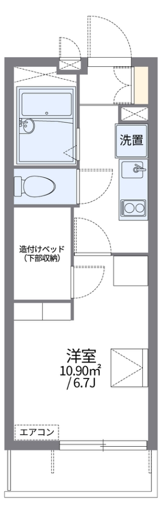レオパレスラルジュ 間取り