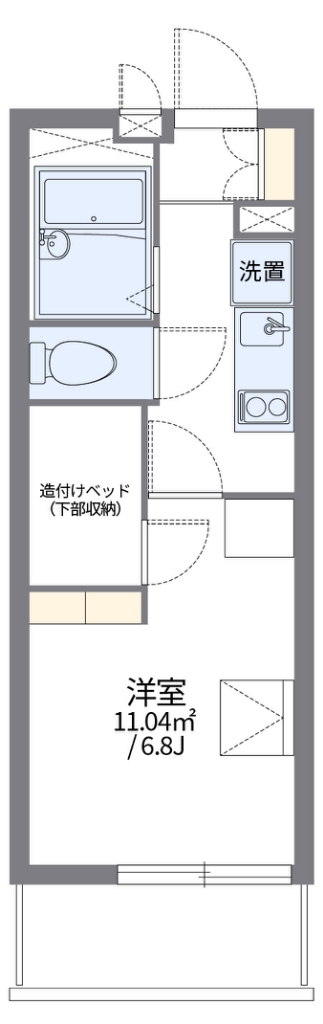 レオパレス庵 間取り