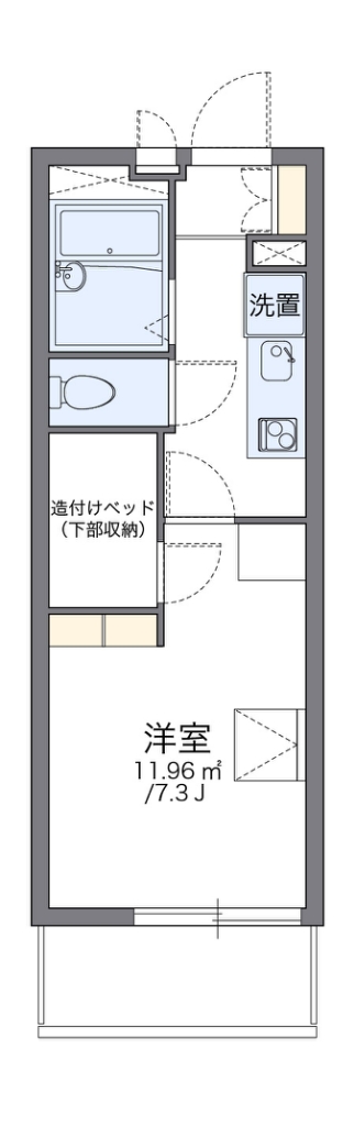 レオパレスプランタンⅡ 間取り
