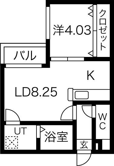 Enchantee医大前 間取り