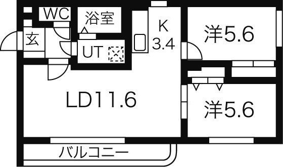 大光21番館 間取り