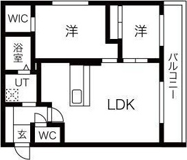 エアフォルク行啓通 間取り