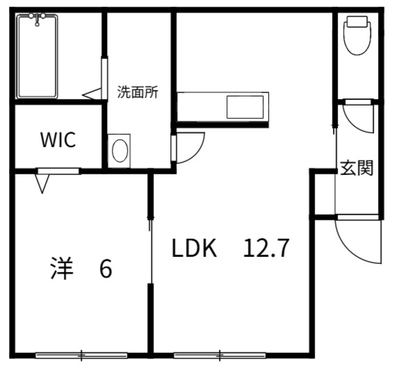 仮）西11条南19丁目MS 間取り