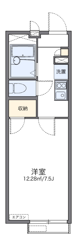 レオパレス桜Ⅱ 間取り