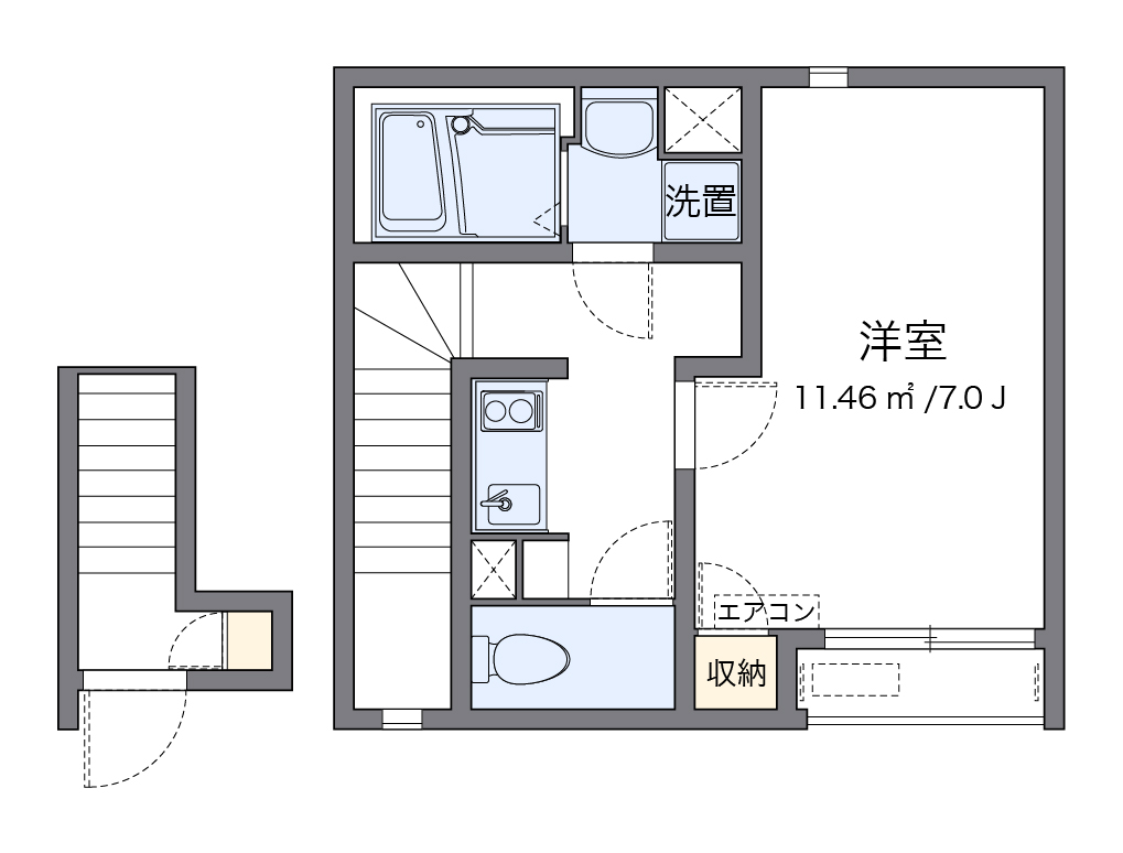 クレイノフローリ 間取り