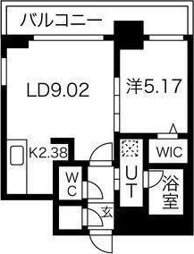 コローレ知事公館前 間取り