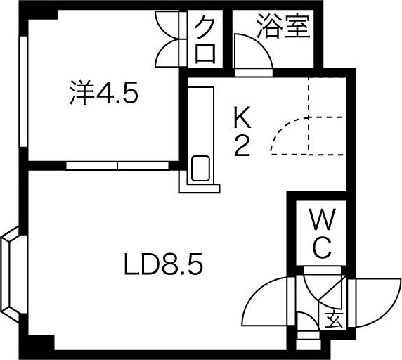 セントポーリア六番館 間取り