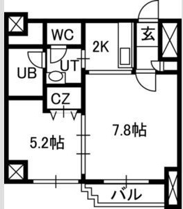ISグランデ札幌 間取り