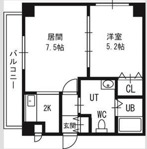 グランカーサ南11条 間取り