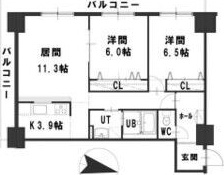 グレイスコート桑園 間取り