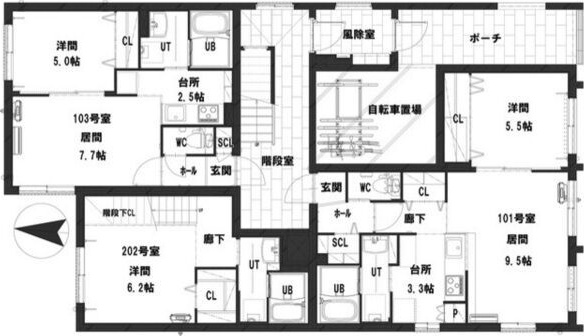 グランメールボヌール 間取り