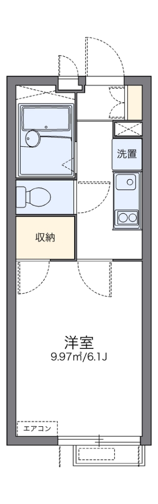 レオパレスグラン　プリエ 間取り