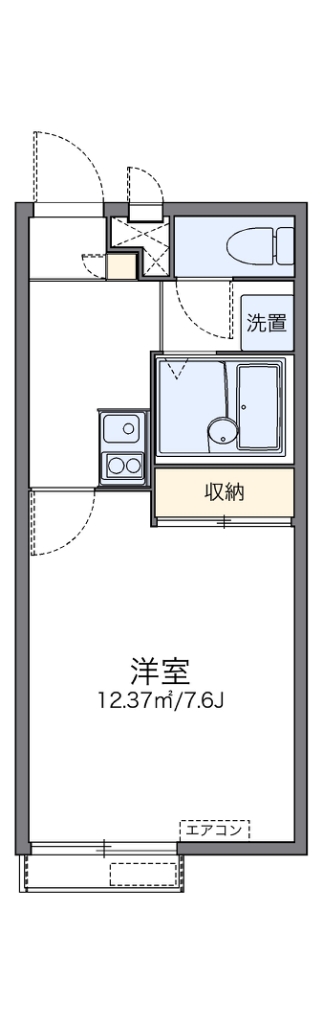 レオパレスパインツリーはうす 間取り